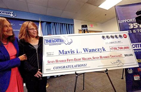 mavis l. wanczyk|Winner of $758.7m Powerball lottery jackpot revealed .
